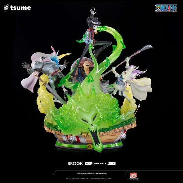 Brook, One Piece, Tsume, Pre-Painted, 1/7